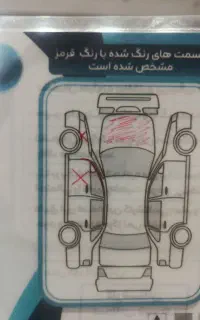 پیکاپ ریچ مدل ۹۶ ۱۹۰ هزار کار رنگ دار فروش فوری