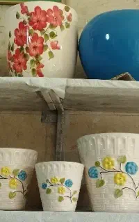 گلدان و ظروف سفالی و سرامیکی