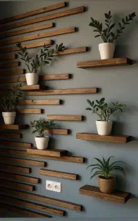 شلف چوب طبیعی