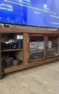 میز تلویزیون چوب روس دست ساز شیک