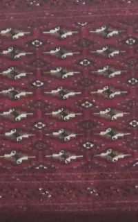 پشتی ومختمه دستباف دوعدد