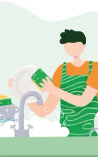 استخدام ظرفشور خانم شیفت عصر (توضیحات خونده شود )
