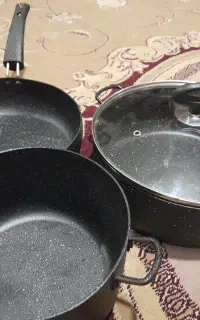 یک ست قابله وماهیتابه گرانت تفلون باز سازی شده