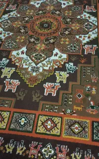 گلیم فرش ۶متری سالم وتمیز
