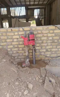 کرگیری یا مغزه گیری بتن
