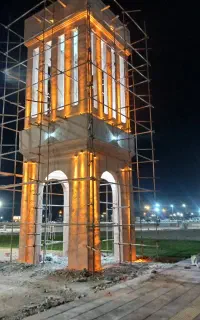 طرح چوب ونمای رومی الاچیق