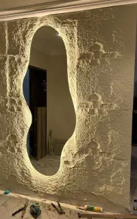 آینه دفرمه جادویی مدل برکه