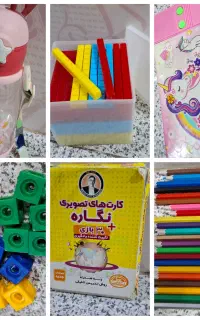 قمقمه جامدادی کوییزنر چینه چوب خط مدادرنگی ماژیک..