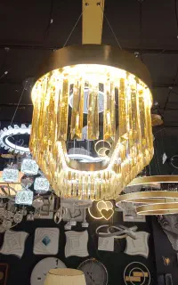 نصب لوستر لاین نوری