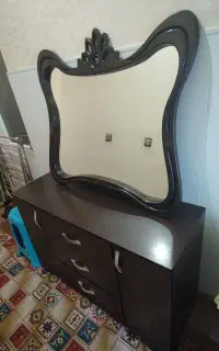 کنسول آیینه قهوه ای