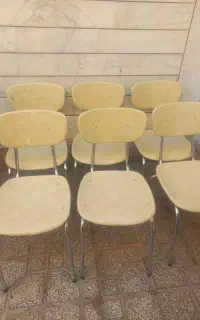 صندلی کافه یارستوران باپایه های فلزی