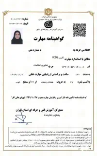 مدرک فنی حرفه ای / دیپلم کارشناسی لیسانس/سرتیفیکیت