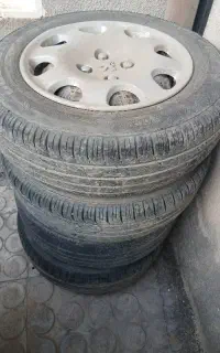 4 عدد رینگ و لاستیک 14