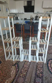 شلف گلدان mdf