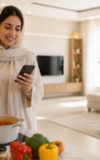 همکاری آنلاین از منزل با گوشی مناسب خانم‌ها