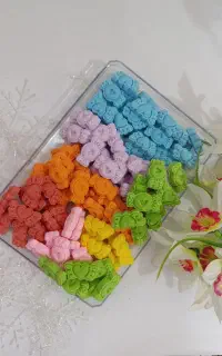قند دمنوشی و رنگی
