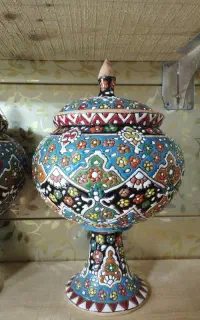 فروش سفال میناکاری صنایع دستی شیک