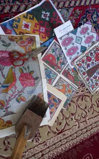 دفینه باقیچی وچندعددنقشه قالی