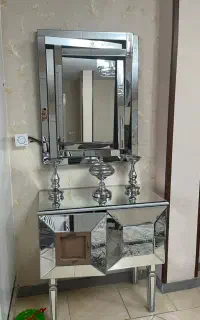 ست آینه کنسول و میز تی وی