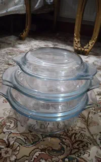 قابلمه سه تایی پیرکس فرانسوی