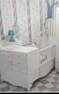 تخت وکمد با حیاط کامل نوزاد/بصورت اقساط