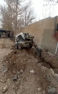 حمل نخاله اجاره بابکت300 همراه پیکور جلوبندی بیل