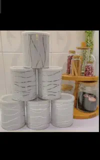 قوطی شیر خشک /جا ادویه /خلاقیت/ظرف پرکاربرد