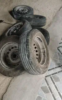 رینگ و لاستیک سایز ۱۳  ۶ عدد