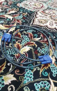 کابل کامپیوتر و کیس و مانیتور و...