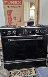 اجاق گاز و کهنه شور