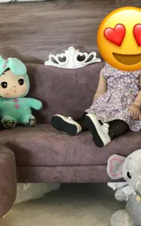 مبل کودک با کوسن و میز