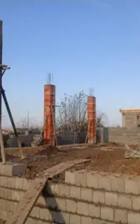 بنایی بلوک چینی  خشکبیجار. امین آباد وحومه