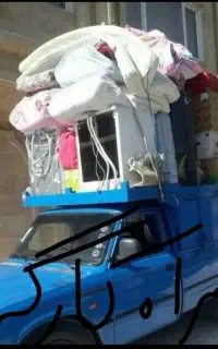 باربری اسبابکشی اثاثیه منزل باوانت بارنیسان دربستی