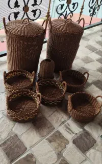 انواع سبد مفتولی دست ساز موجوده