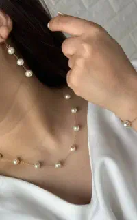گردنبند ست مرواریدی ست ماری