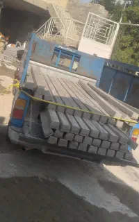 پایه فنس بتنی. داربست انگور. فنس. سیم خاردار.