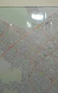 نقشه پرس شده نیشابور جهت شرکت های پخش و بازرگانی