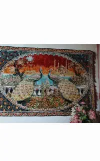 تابلو فرش ابریشم