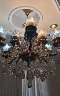 لوستر ۶ شاخه ۱۲ شعله