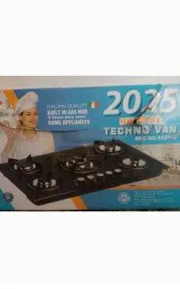 گاز رومیزی صفحه شیشه نو