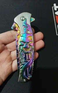 چاقو هفت رنگ اکبند