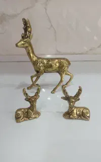 مجسمه برنز...آهو برنزی