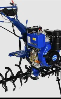 شخم با تیلر 12 اسب