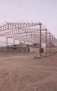جوشکاری.سقف شیروانی آردواز .پلی کربنات