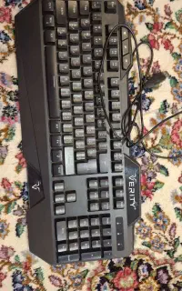 کیبورد گمینگ RGB برند Verity مدل  V-KB6111GCW
