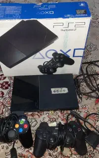سونی ۲ کنسول ps2 به همراه جعبه