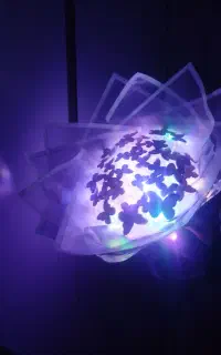 دسته گل پروانه ای چراغی