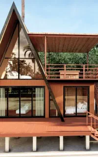 طراحی کلبه سوئیسی