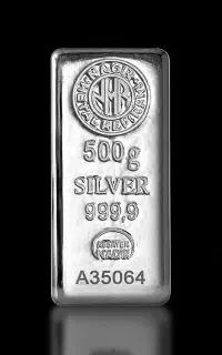 ضمانت قیمت و اصالت شمش نقره 500g ندیر