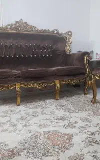 مبل سلطنتی ۹نفره بامیز جلو مبلی